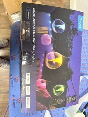 Govee Outdoor Clear Bulb String Lights - Multicolor